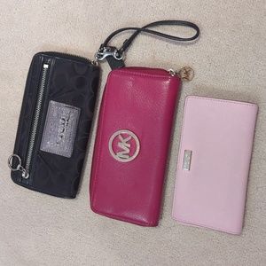 Wallets Kate Spade, coach, Micheal kors